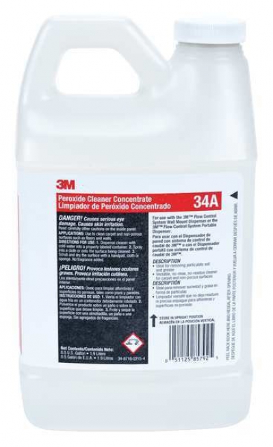 3mc 85792 34a Peroxide Cleaner Concentrate 1/2 Gallon 4 Per Case Each Bottle Makes 50 Ready To Use Gallons