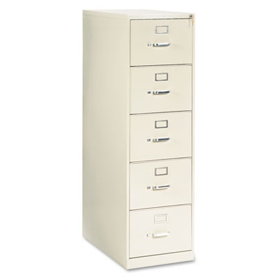 210 Series Five-drawer, Full-suspension File, Legal, 28-1/2d, Putty