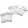 2 Mil White Block Reclosable Bags