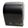 Palmer Fixture Td020102 Hands Free Auto-cut Roll Towel Dispenser Black Translucent