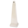 Groundskeeper Cigarette Waste Collector, Pyramid, Plastic/steel, Beige