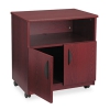 Laminate Machine Stand W/open Compartment, 28w X 19-3/4d X 30-1/2h, Mahogany