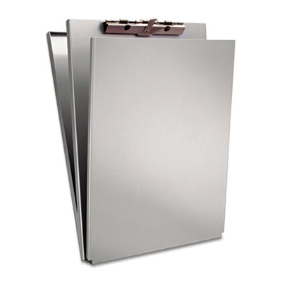 A-holder Aluminum Form Holder, 1/2" Clip Cap, 8 1/2 X 12 Sheets, Silver