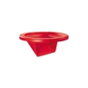 Katchall Flatware Retriever, Red, Round, 24&quot;dia X 9h, 32/44-gal Cap.