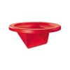 Katchall Flatware Retriever, Red, Round, 22 1/4&quot;dia X 10 1/2h, 32-gal Cap.