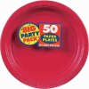 7 Apple Red Paper Plate 300 Per Case Inner Pack 50/pack 6 Packs/case