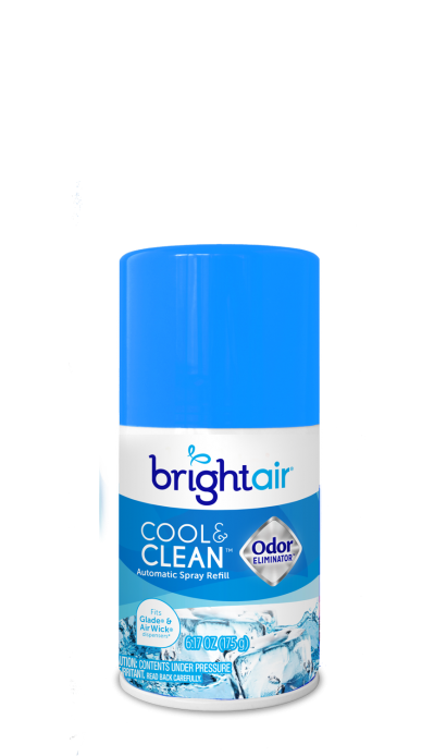 Automatic Spray Air Freshener Refill, Cool & Clean, 6.17 Oz, 6/carton