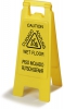Wet Floor Sign Eng/spn/ger Ylw