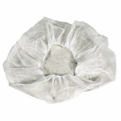 Bouffant Cap, Pp, White, 28 In