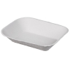 Huhtamaki Chinet 10405 Savaday 9&quot; X 7&quot; # 300 Molded Fiber / Pulp Rectangular Food Tray - 500/case