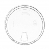 Clear Pet Strawless Lid Fits 12 - 26 Ounce Cups 