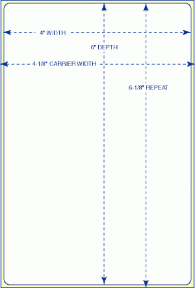 Direct Thermal Label 4 X 6
