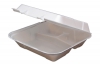 Container Take Out Foam Three Compartment White 200/case Size 9