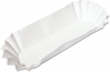 Hoffmaster 610740 Fluted Hot Dog Trays 6w X 2d X 2h White 500/sleeve 6 Sleeves/carton