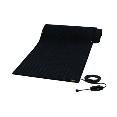 Htm36-3x12 3' x 12' heated Walkway Mat 120v 3 Holes Front And Back 5' cord Top Left
