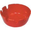 Ipi 1010 Round Ashtray Plastic Red 72/case