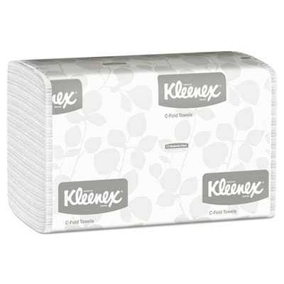 Kleenex® C-fold Paper Towels, 10 1/8 X 13 3/20, White, 150/pack, 16 Packs/carton
