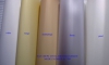 Kartri San Crepe Taffeta Shower Curtain, 8 Gauge, White