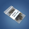 Lad 3972a 2 Mil Zipper Top Bags With White Write-on Block, 8 In X 10 In, 1000 Per Carton