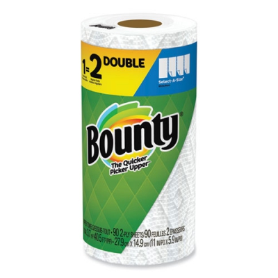 P&g 05815 Bounty Select- A-size 90 Sheets/double Roll 24/case 2 Ply White 5.9