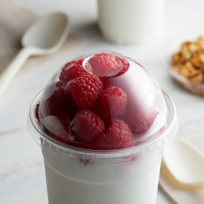 Clear Pet Dome Lid With No Hole