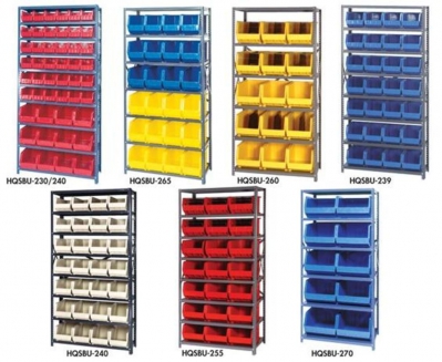 Giant Open Hopper Bin Storage System