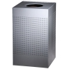Silhouettes Square Open Top 20 Gal Stardust Silver Metallic