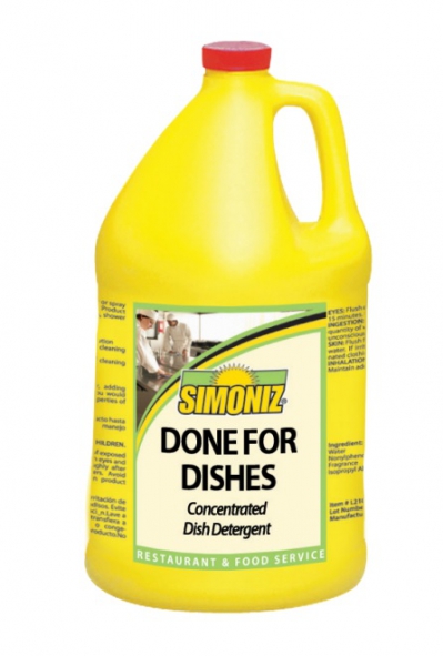 Done For Dishes Pot N Pan Detergent Gallons 4/cs