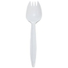 Medium Weight White Plastic Spork 1000/cs