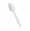 Sleek Heavy Weight White Teaspoon Bulk 