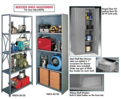 Tennsco Q-line Industrial Shelving