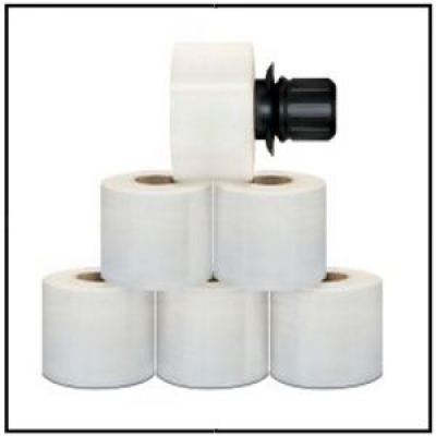 5 X 1000' 80 Gauge Extended 1" Core Stretch Film 15/cs 72/skid