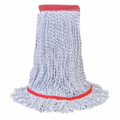 Finishing Loop-end Mops - Blue/white: Medium