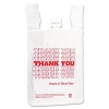 Out of all the bag options available for businesses, T-shirt bags are among the most common for sending customers home with products and merchandise. They're a cost effective way to add convenience to your service. Choose from our selection of plain and printed T-shirt bags to improve your customer experience. 
