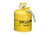 Accuflow Safety Can, Type Ii, 5gal, Yellow, 1&quot; Hose