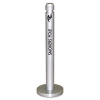 Smoker'S Pole, Round, Steel, Silver