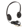 Personal Multimedia Stereo Headphones With Volume Control, Black