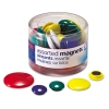 Assorted Magnets, Circles, Assorted Sizes &amp; Colors, 30/tub