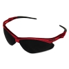 Nemesis Safety Glasses, Red Frame, Smoke Lens