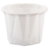Paper Portion Cups, .75oz, White, 250/bag, 20 Bags/carton