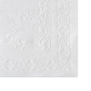 Classic Embossed Straight Edge Placemats, 10 X 14, White, 1000/carton