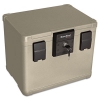 Fire And Waterproof Chest, 0.60 Cu. Ft., 16w X 12 1/2d X 13h, Taupe