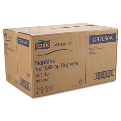 Rollnap Dispenser Napkins, 1-ply, 17 X 7 1/8, Roll, White, 6000/carton