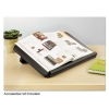 Ergo-comfort Read/write Freestanding Desktop Copy Stand, Wood, Black