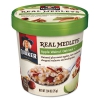 Real Medleys Oatmeal, Apple Walnut Oatmeal+, 2.64oz Cup, 12/carton