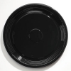 Caterline Casuals Thermoformed Platters, Pet, Black, 18&quot; Diameter