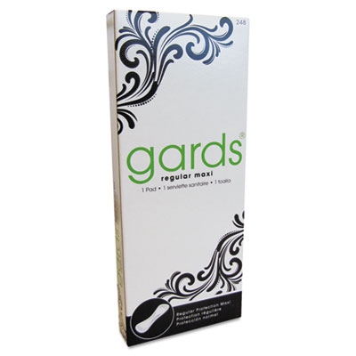 Gards Maxi Pads, Size 8, 250/carton