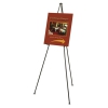 Heavy-duty Adjustable Instant Easel Stand, 25&quot; To 63&quot; High, Steel, Black