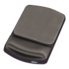 Gel Mouse Pad W/wrist Rest, Nonskid, 6 1/4 X 10 1/8, Platinum/graphite