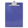 Recycled Plastic Clipboard W/ruler Edge, 1&quot; Clip Cap, 8 1/2 X 12 Sheets, Purple
